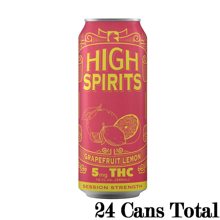 High Spirits Grapefruit Lemon THC Seltzer (5mg Can)
