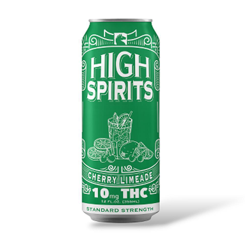 High Spirits Cherry Limeade Indica Cannabis Seltzer – Ethereal
