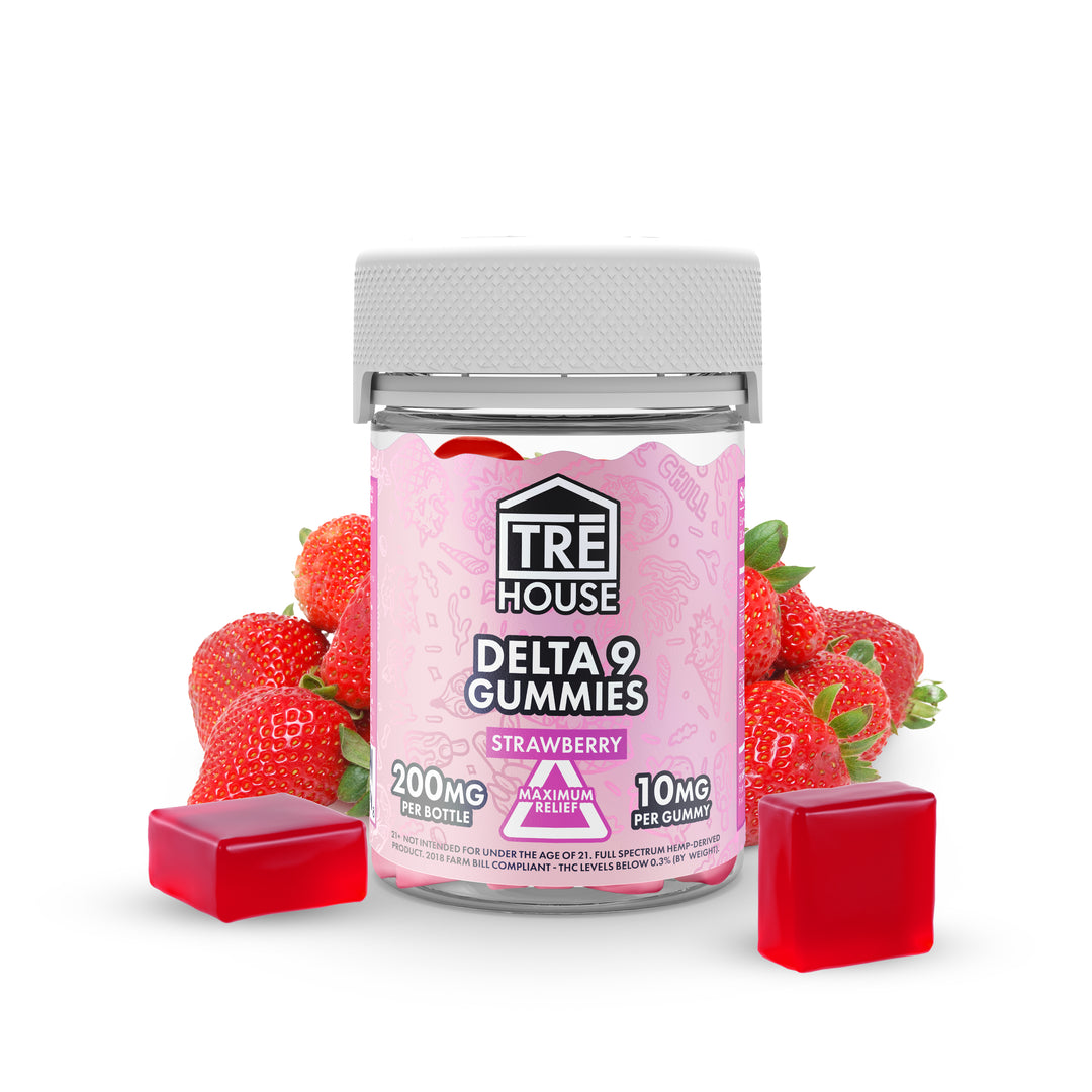 TRE House Delta-9 Gummies Maximum Relief - Ethereal Gold Dispensary