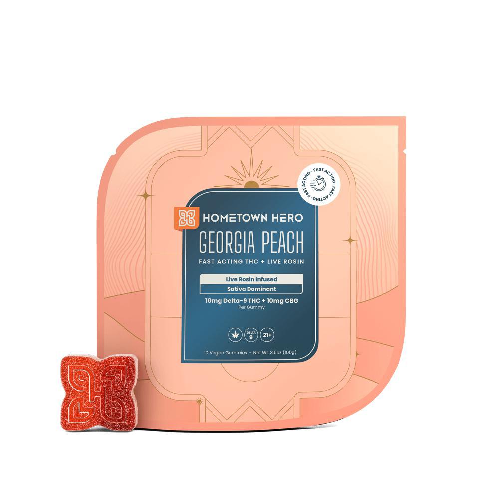 Hometown Hero Live Rosin Sativa Gummies