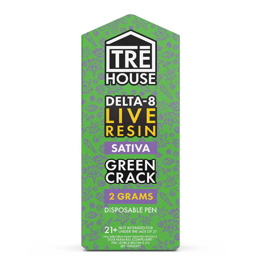 TRE House 2 Gram Delta-8 Live Resin Disposable Vape - Ethereal Gold Dispensary
