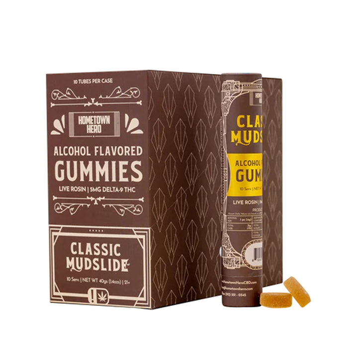 Hometown Hero Alcohol Flavored Live Rosin Gummies - Ethereal Gold Dispensary