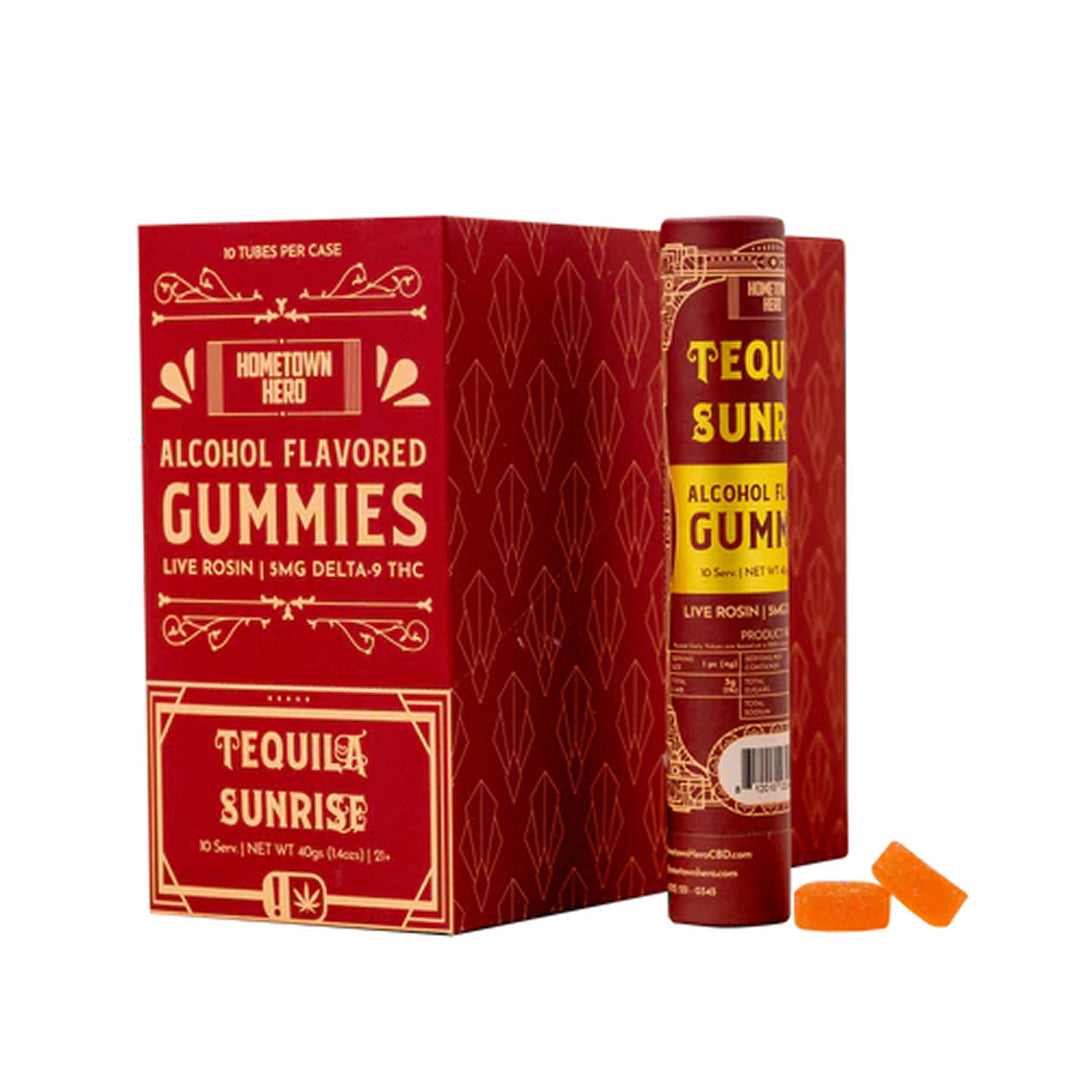Hometown Hero Alcohol Flavored Live Rosin Gummies - Ethereal Gold Dispensary