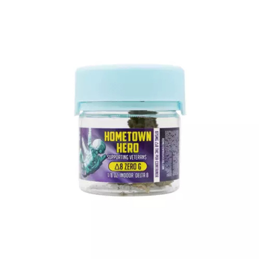 Hometown Hero Delta-8 Flower - Zero G - Ethereal Gold Dispensary