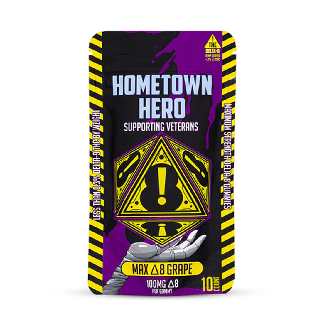 Hometown Hero Delta-8 Max Gummies - Ethereal Gold Dispensary
