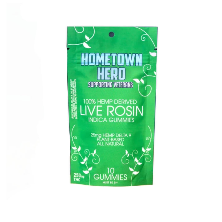 Hometown Hero Absolute Delta-9 Live Rosin Gummies - Ethereal Gold Dispensary