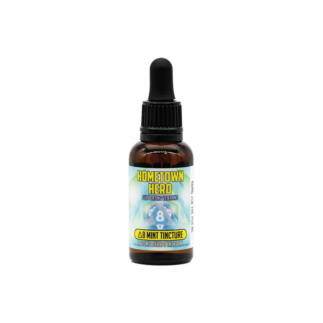Hometown Hero Delta-8 Tincture - Ethereal Gold Dispensary