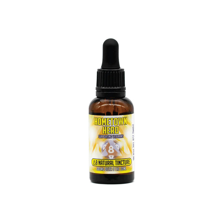 Hometown Hero Delta-8 Tincture - Ethereal Gold Dispensary
