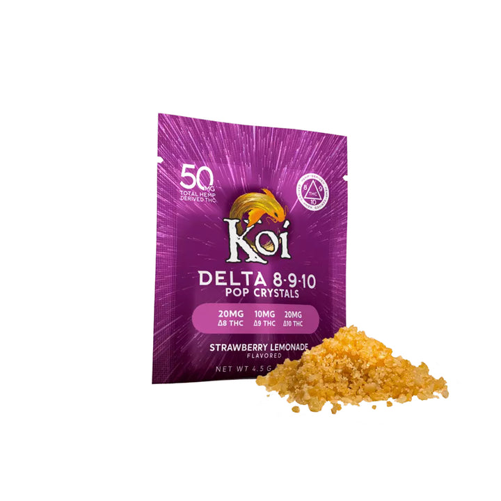 Koi Delta-8-9-10 Pop Crystals - Ethereal Gold Dispensary
