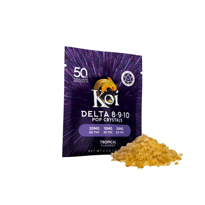Koi Delta-8-9-10 Pop Crystals - Ethereal Gold Dispensary