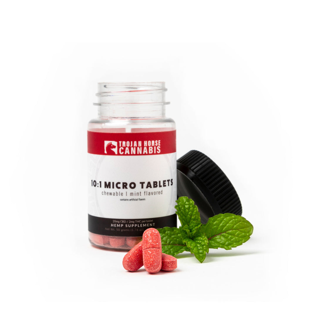 Trojan Horse Cannabis 10:1 Delta-9 Micro Tablets - Ethereal Gold Dispensary