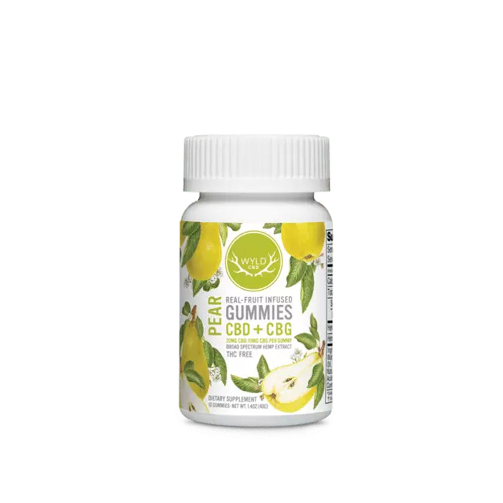 Wyld Pear CBD/CBG Gummies - Ethereal Gold Dispensary