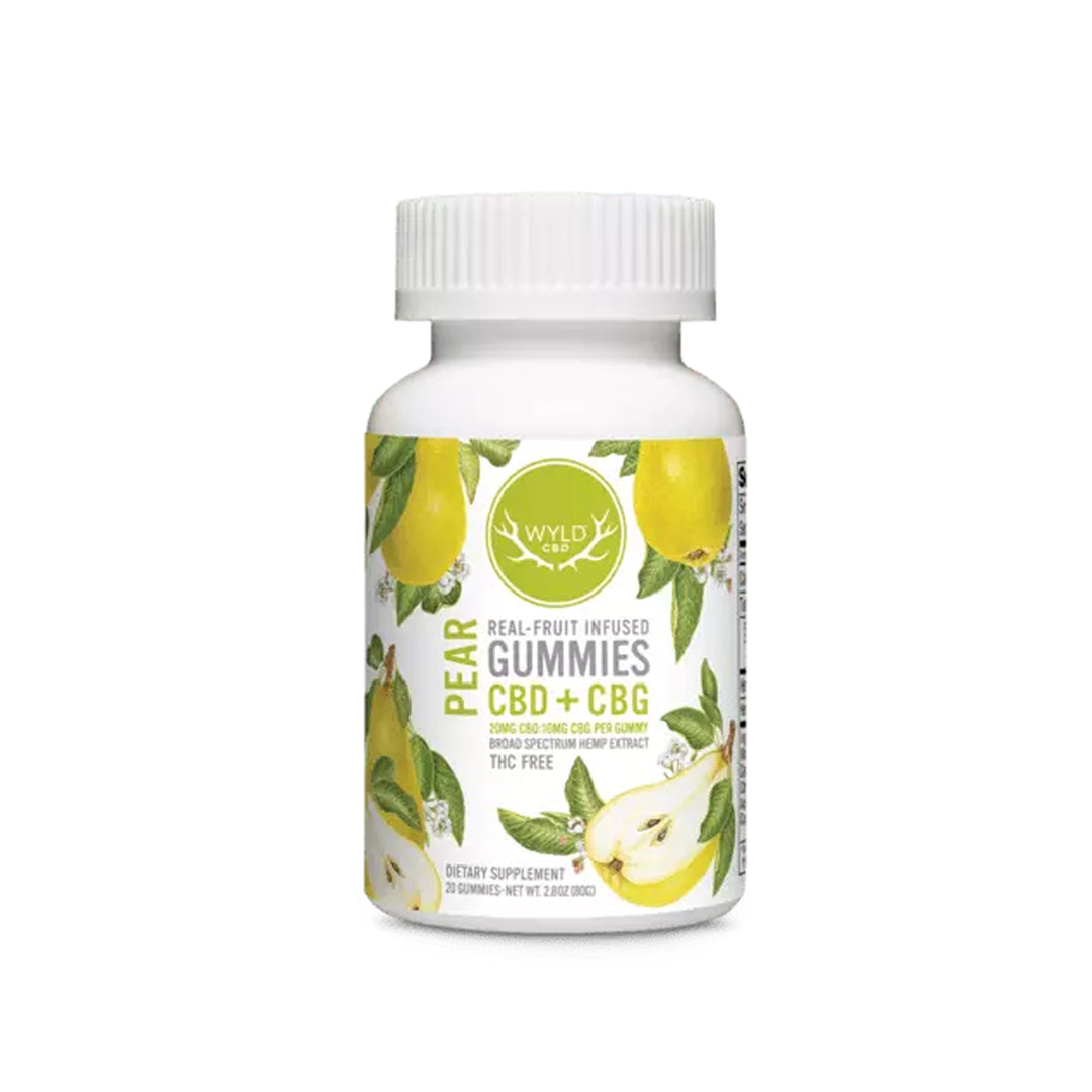 Wyld Pear CBD/CBG Gummies - Ethereal Gold Dispensary