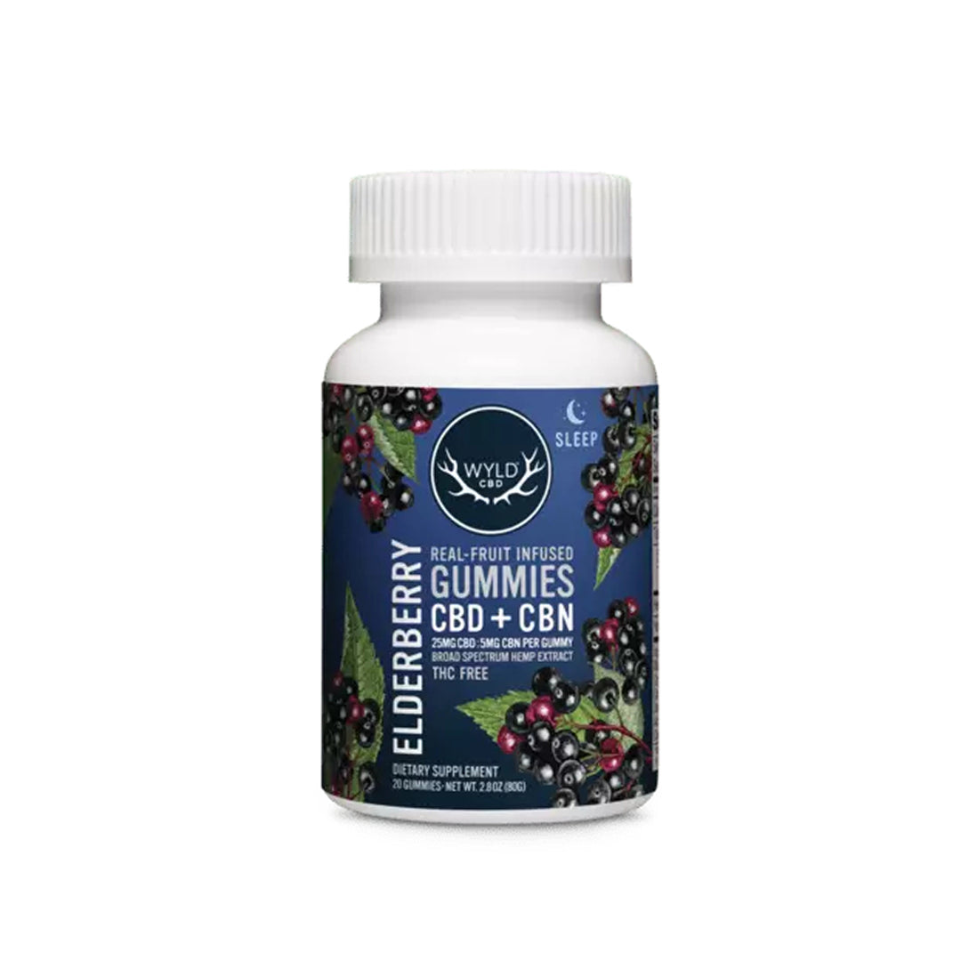 Wyld Elderberry CBD/CBN Gummies - Ethereal Gold Dispensary