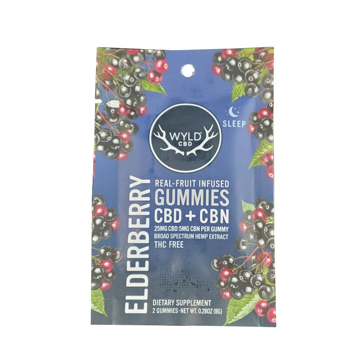 Wyld Elderberry CBD/CBN Gummies - Ethereal Gold Dispensary
