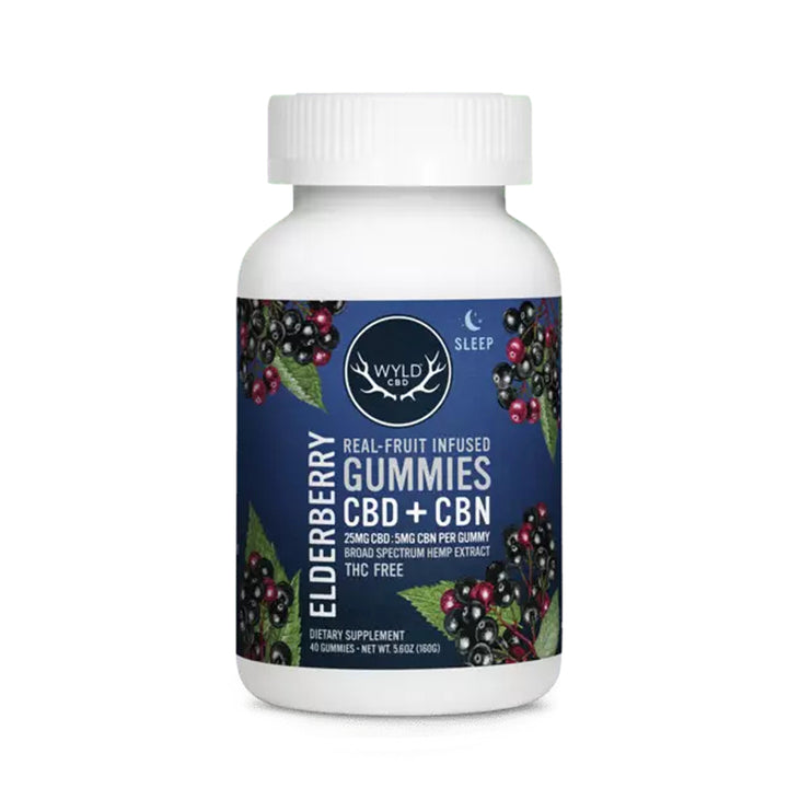 Wyld Elderberry CBD/CBN Gummies - Ethereal Gold Dispensary