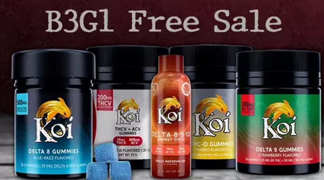 June Special: Buy 3 Koi CBD or High Hopes Products, Get One Free!
