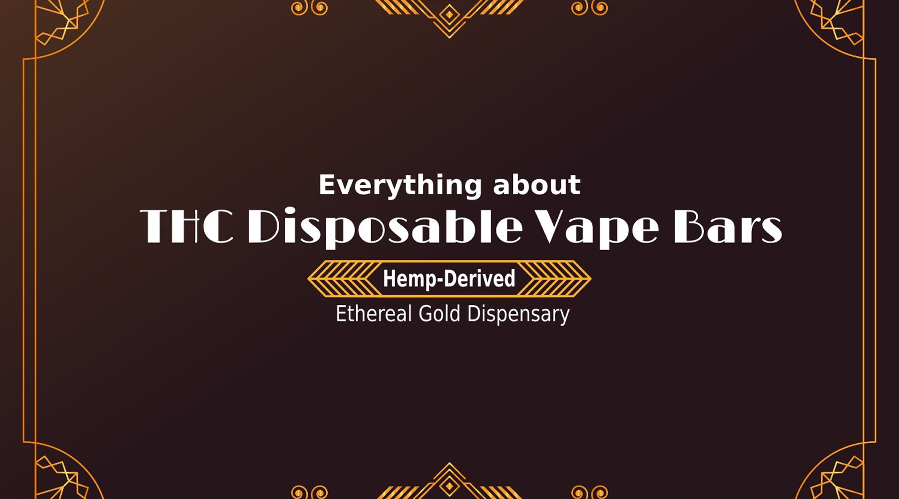 Everything About THC Vape Bars