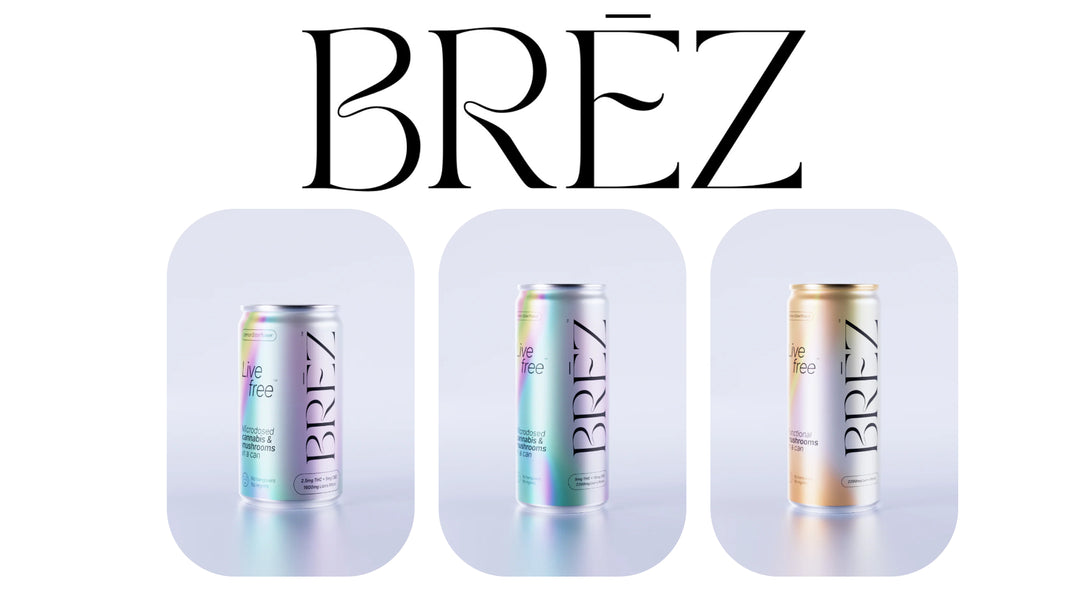 Introducing BRĒZ: Functional Mushroom Drinks with THC