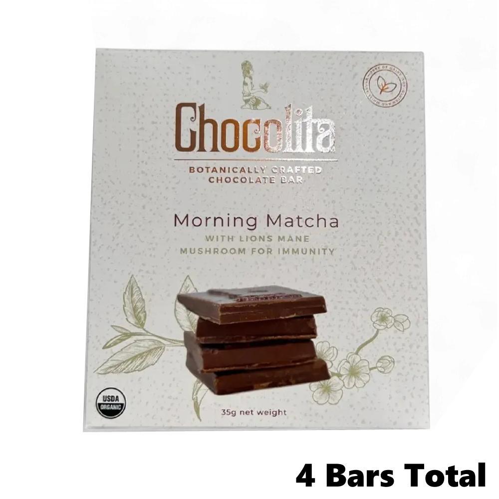 Chocolita Energy – Morning Matcha Raw White Chocolate Bar