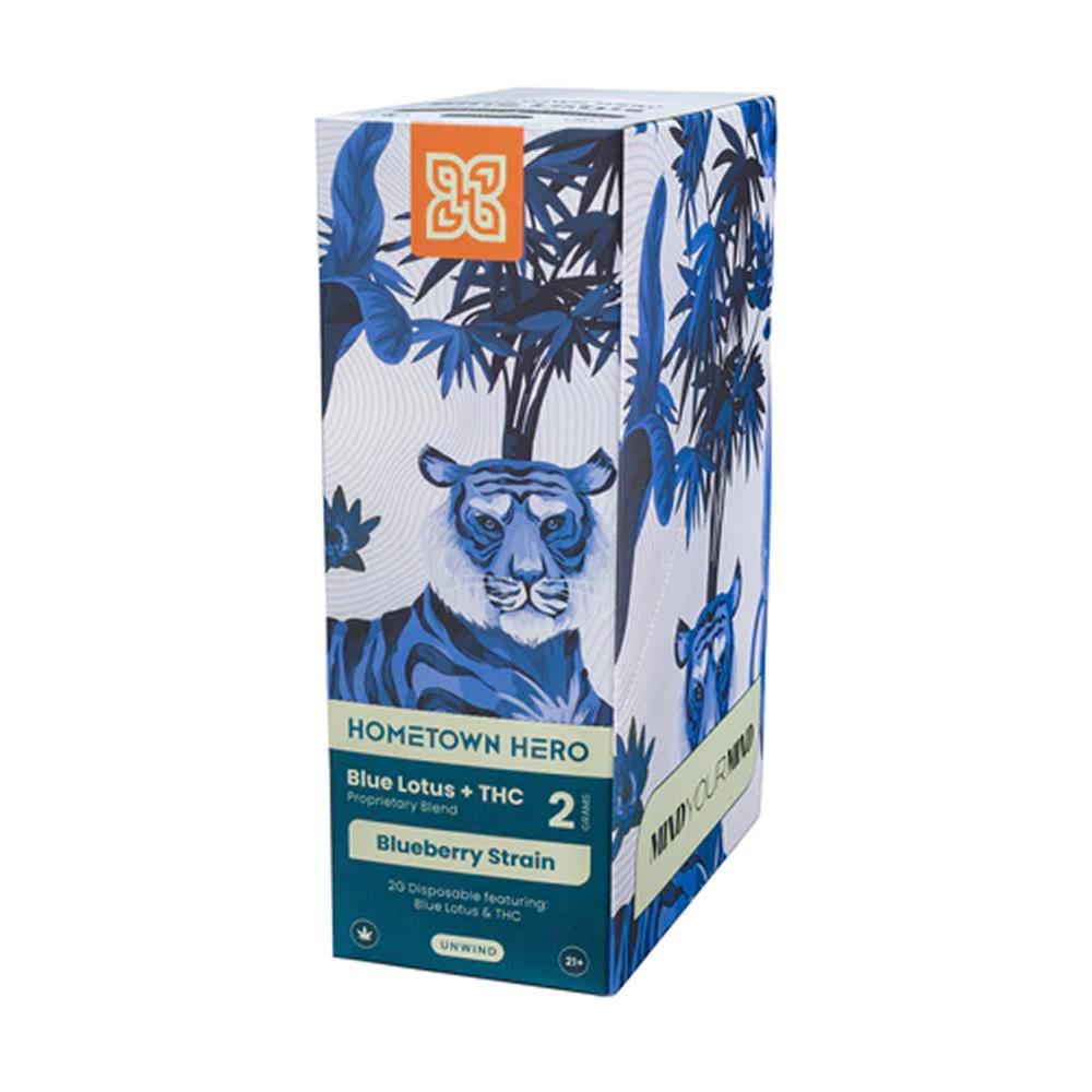 Hometown Hero Blue Lotus Vapes | 2 Gram Disposable Ethereal Gold Dispensary Hometown Hero Blue Lotus Vapes | 2 Gram Disposable Ethereal Gold Dispensary