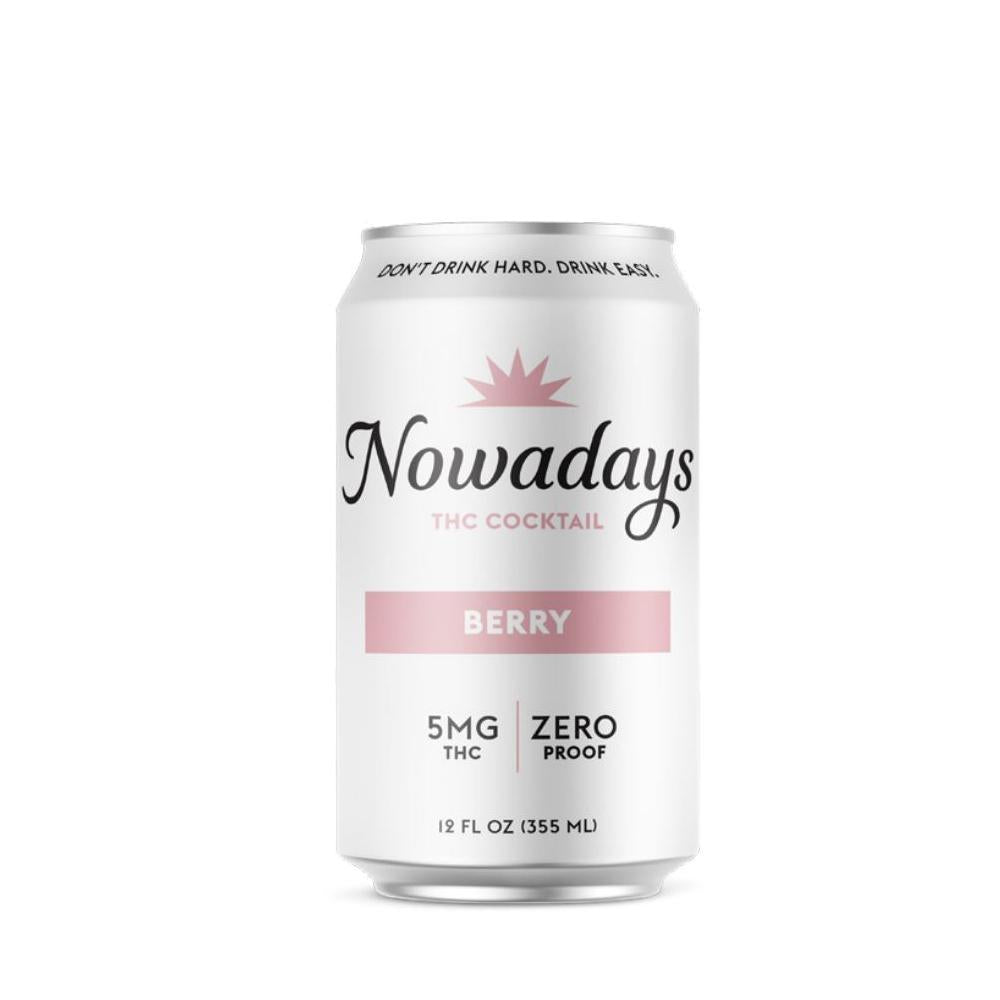 Nowadays Cannabis Cocktail in Berry Flavor 12oz Can 5mg THC per Can