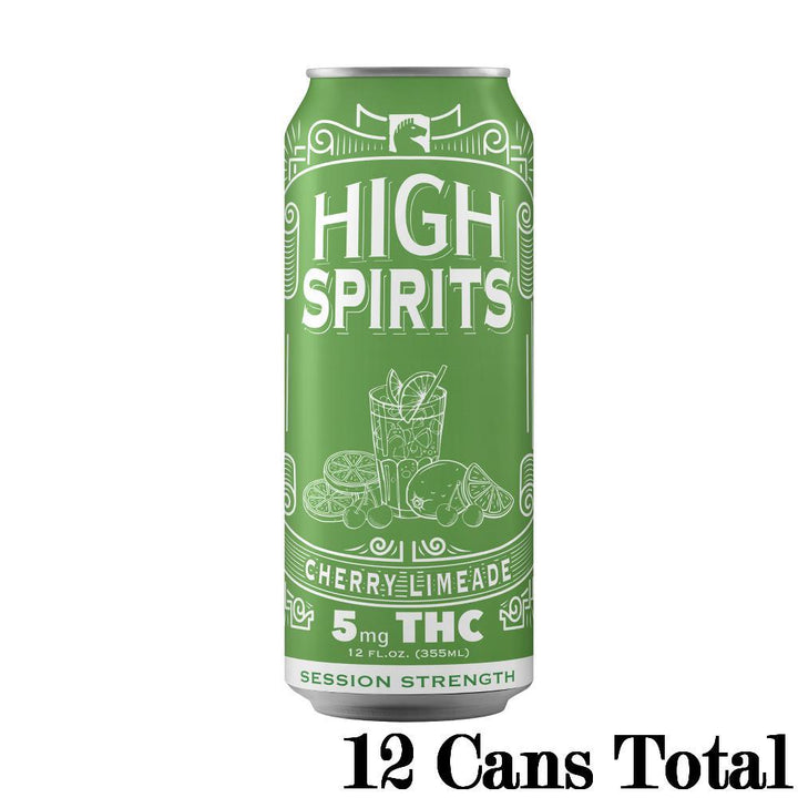 High Spirits Cherry Limeade Indica THC Seltzer (5mg Can)