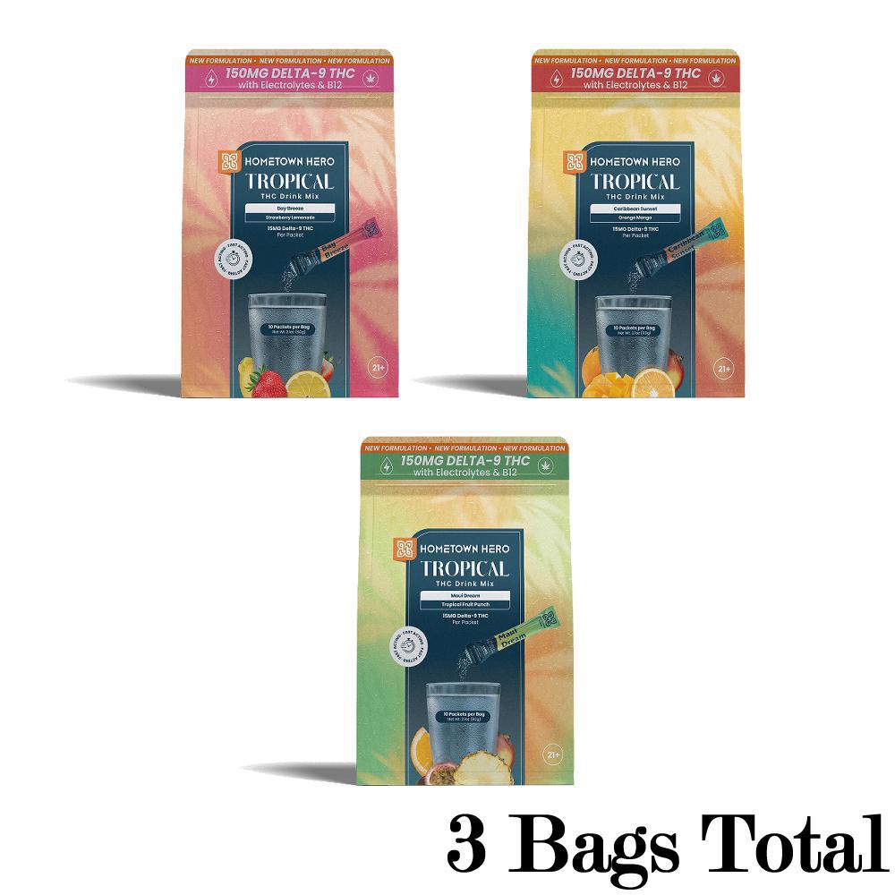 Hometown Hero Tropical THC Drink Mix view 2