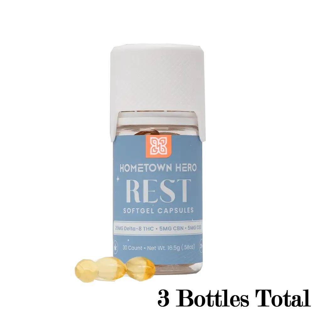 Hometown Hero Rest Delta-8 Capsules view 4