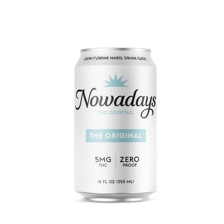 Nowadays Cannabis Cocktail in The Original Flavor 12oz Can 5mg THC per Can