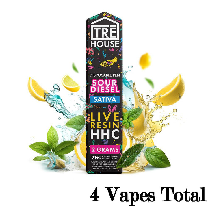 TRE House 2 Gram Live Resin HHC Disposable Vape - Ethereal Gold Dispensary