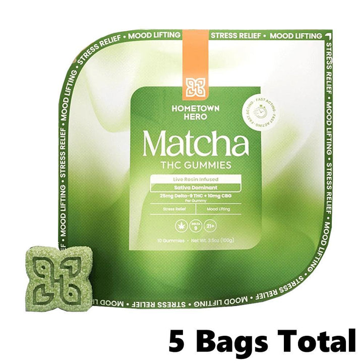 Hometown Hero Matcha Delta-9 Live Rosin Gummy