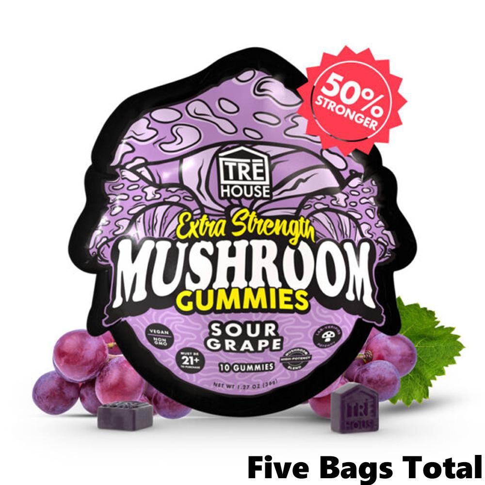 TRE House Fungi Gummies, Sour Grape (Extra Strength) / 1 Bag TRE House Fungi Gummies, Sour Grape (Extra Strength) / 1 Bag