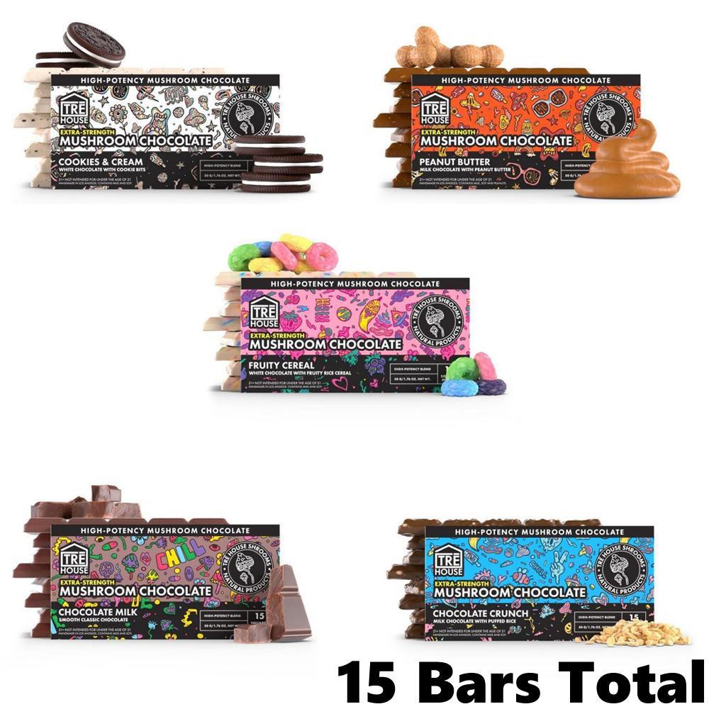 Extra Bar TRE House Extra Strength Mushroom Chocolate | 50% Stronger Bar ...