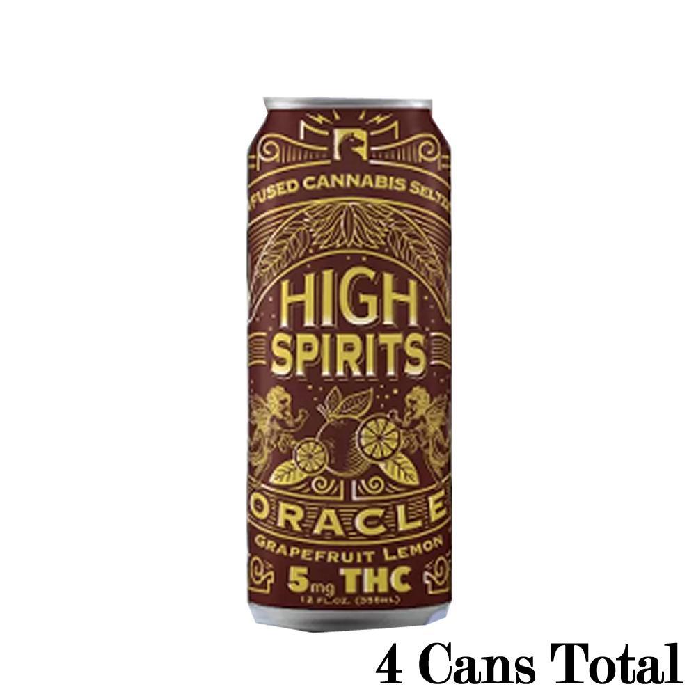 High Spirits Oracle Sativa Cannabis Seltzer (5mg Can)
