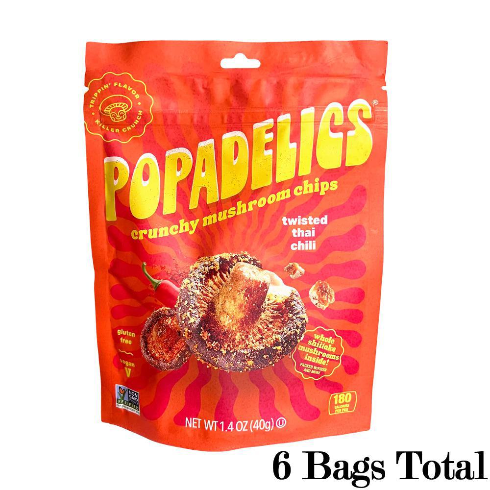 Popadelics Crunchy Mushroom Chips