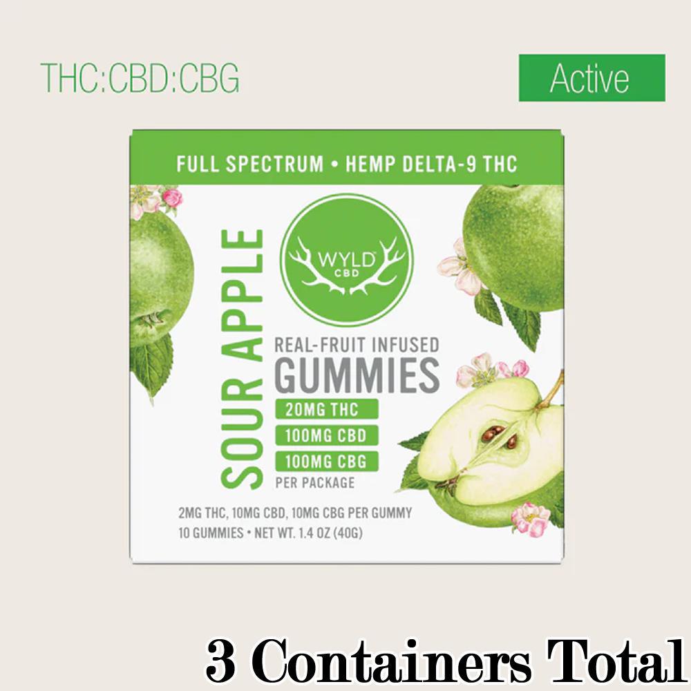 Wyld Low Dose THC : CBG Gummies view 3
