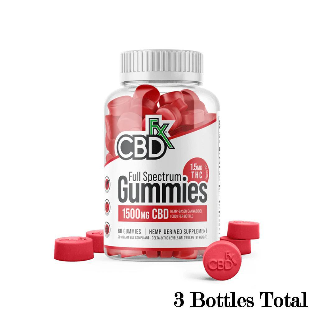 CBDfx Full Spectrum Mixed Berry CBD Gummies view 3