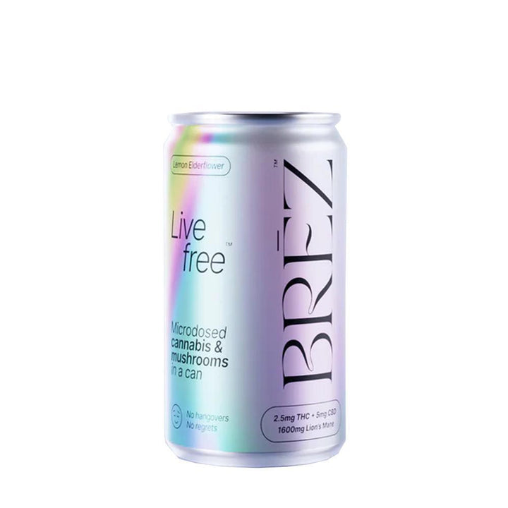 BRĒZ Lemon Elderflower 7.5oz Can