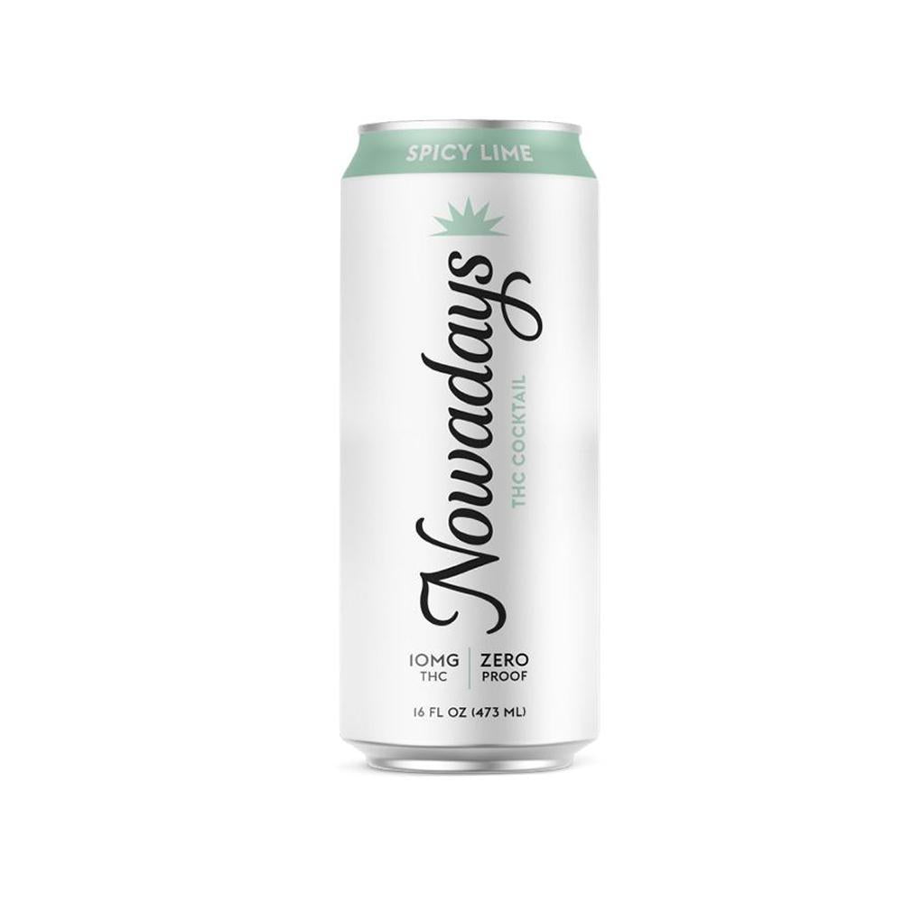 Nowadays THC Cocktail in Spicy Lime Flavor 16oz Can 10mg THC per Can