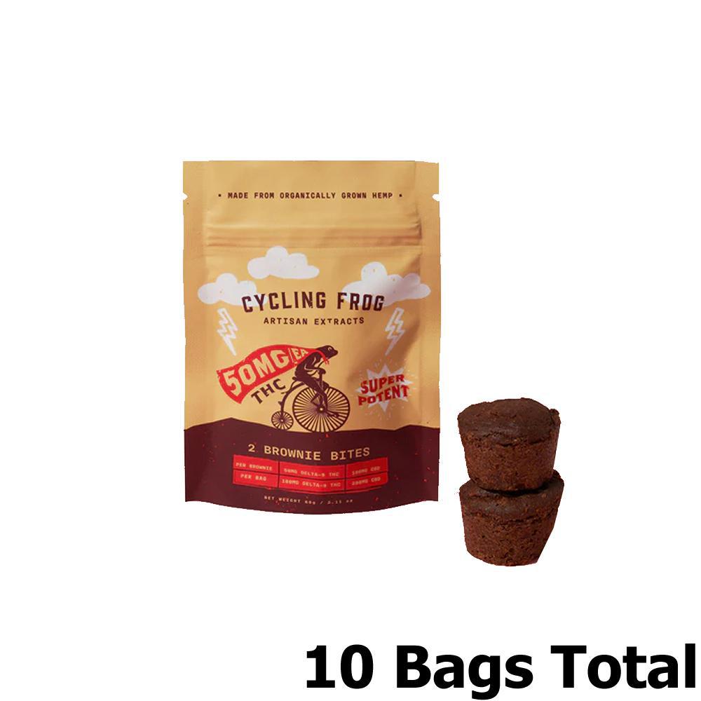 Cycling Frog THC Brownie Bites view 2