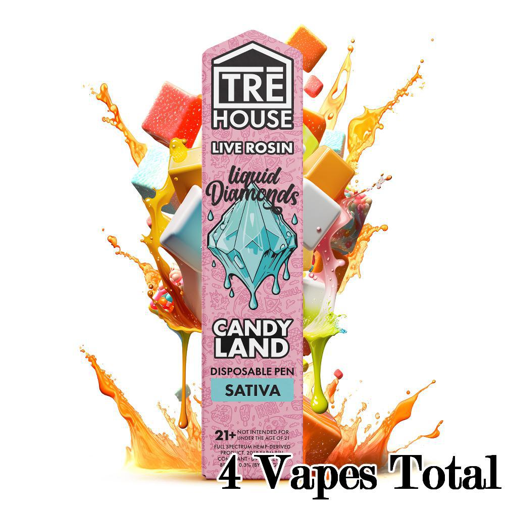 TRE House 2 Gram Liquid Diamonds Disposable Vape view 3