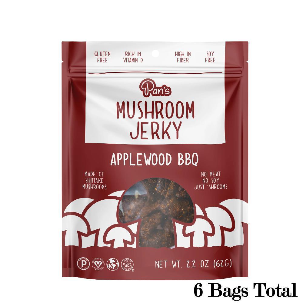 Pan's Mushroom Jerky Applewood BBQ view 2