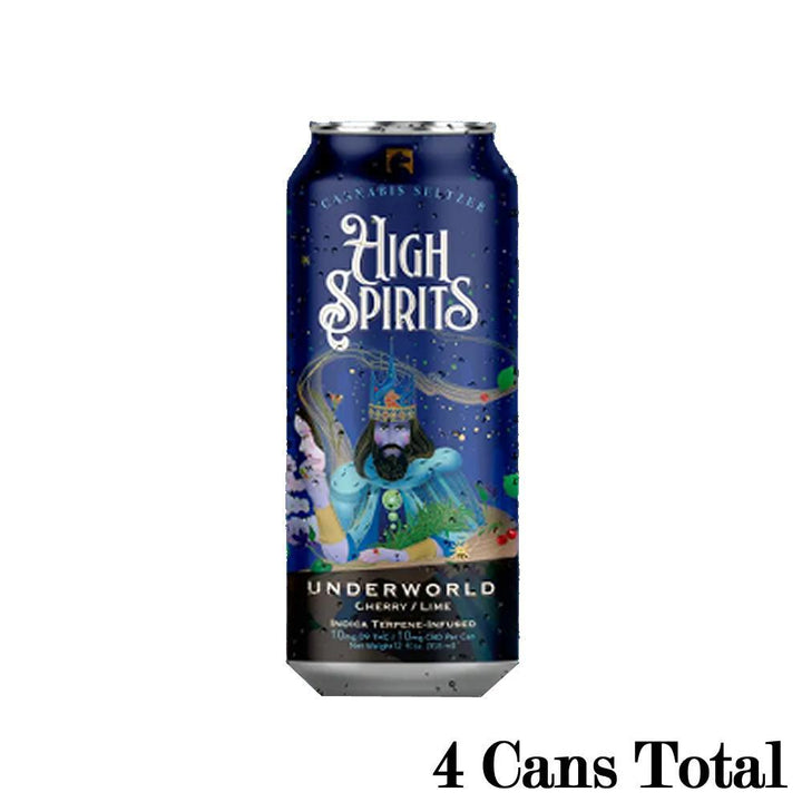 High Spirits Underworld Indica Cannabis Seltzer (10mg Can)