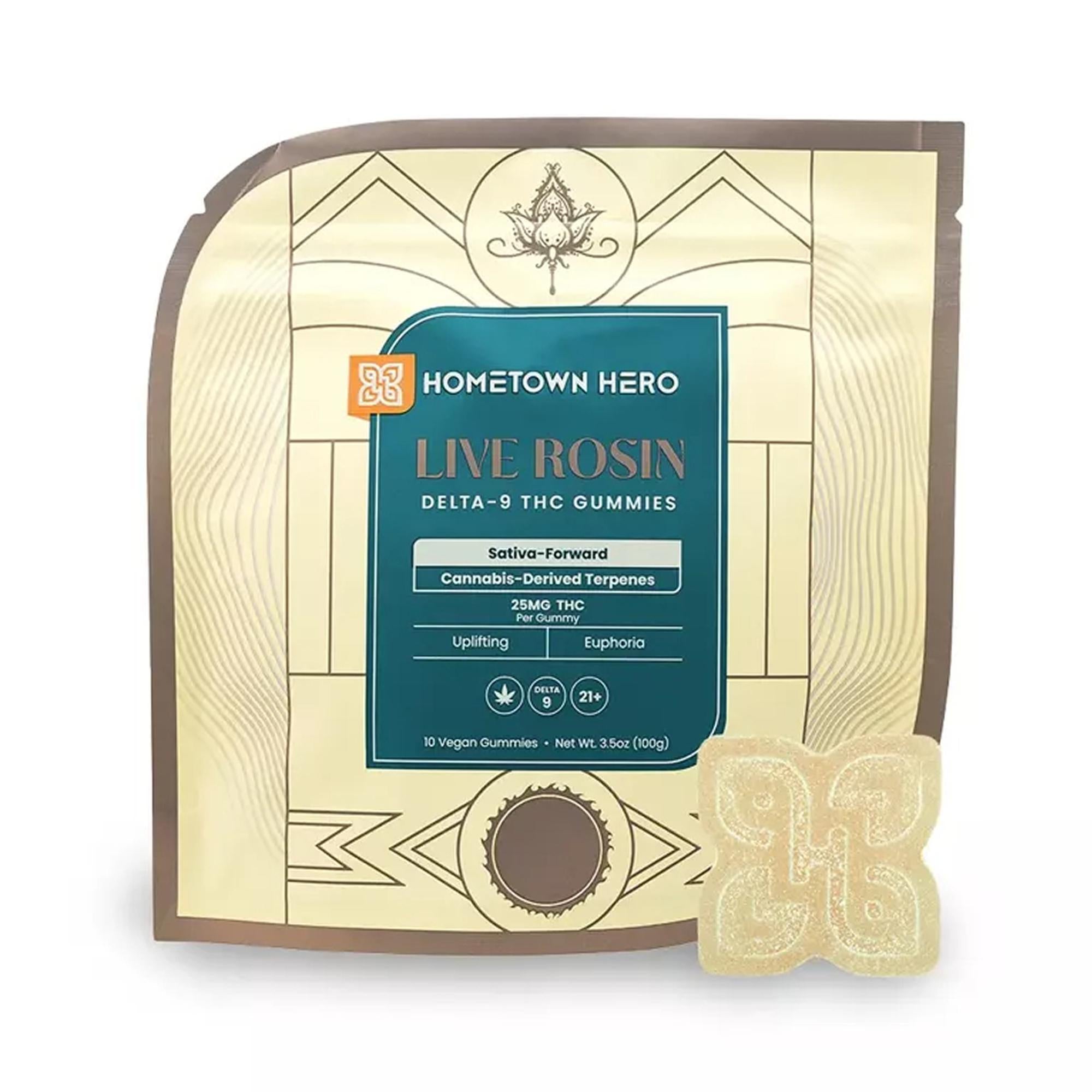 Hometown Hero Delta-9 Live Rosin Gummies | 3 Strains – Ethereal