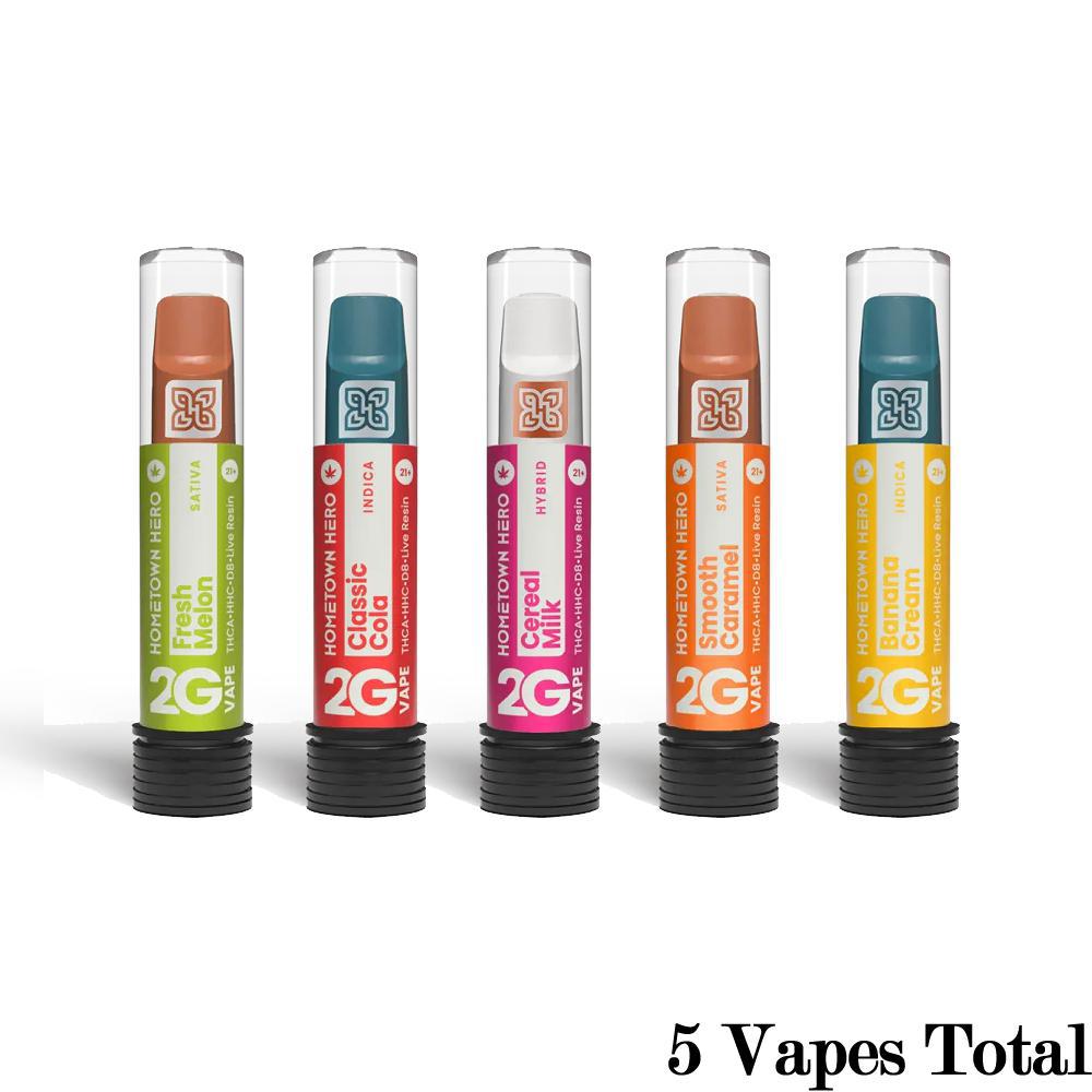 Hometown Hero THCa Live Resin Disposable view 2