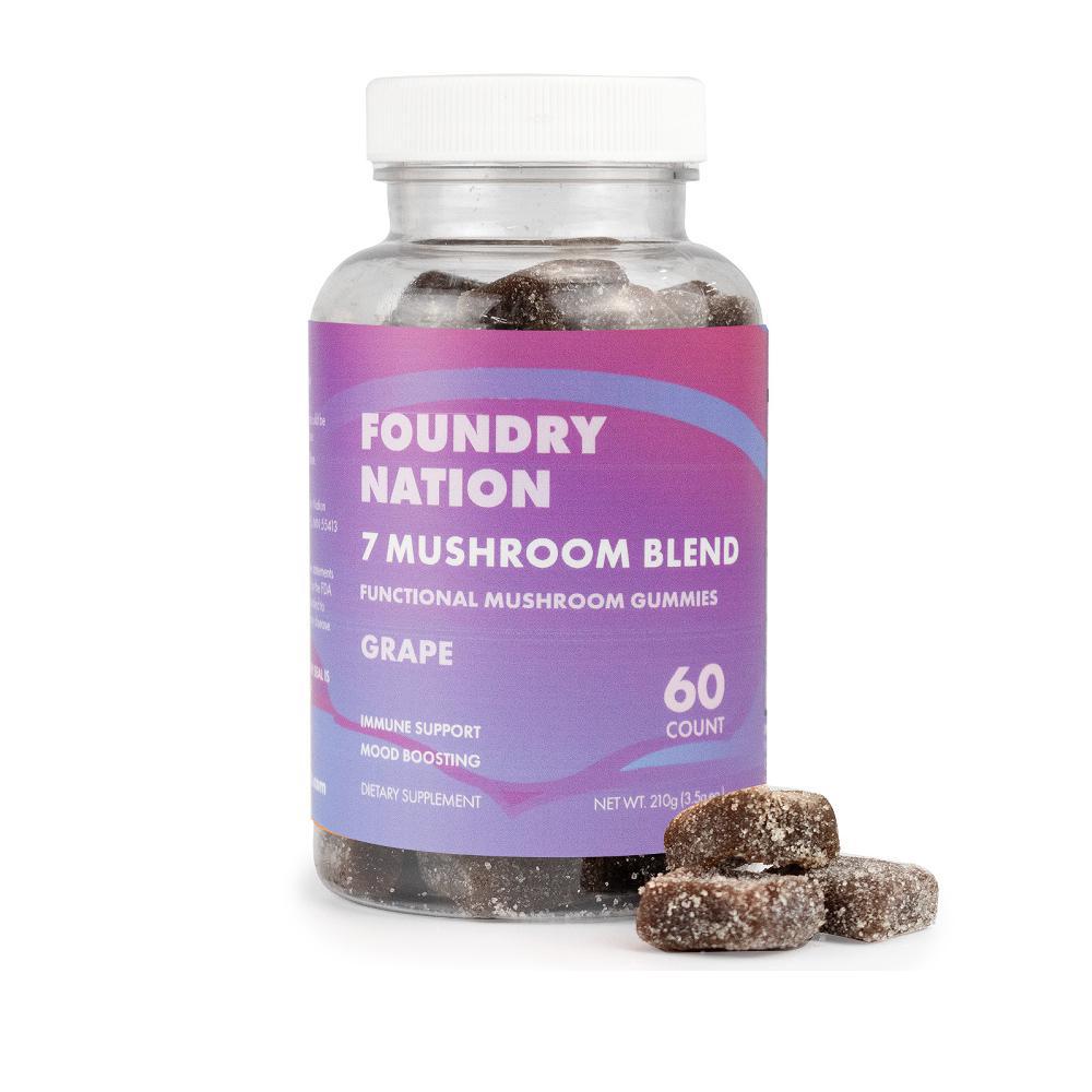 Foundry Nation 7 Mushroom Blend Gummies view 4