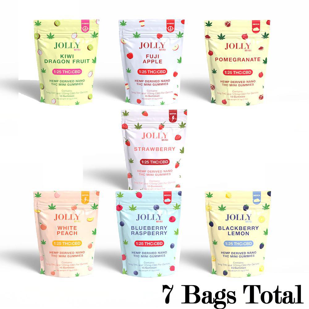 Jolly Mini THC & CBD Gummies