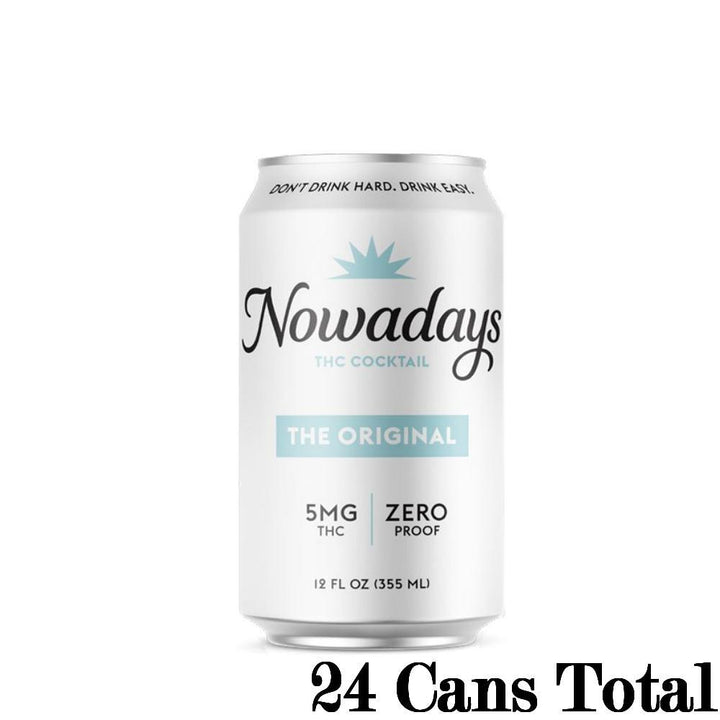 Nowadays Cannabis Cocktail The Original Flavor 24 12oz Cans 5mg THC per Can