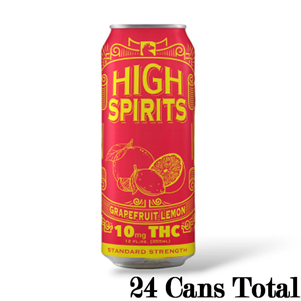 High Spirits Grapefruit Lemon (10mg Can) - Ethereal Gold Dispensary